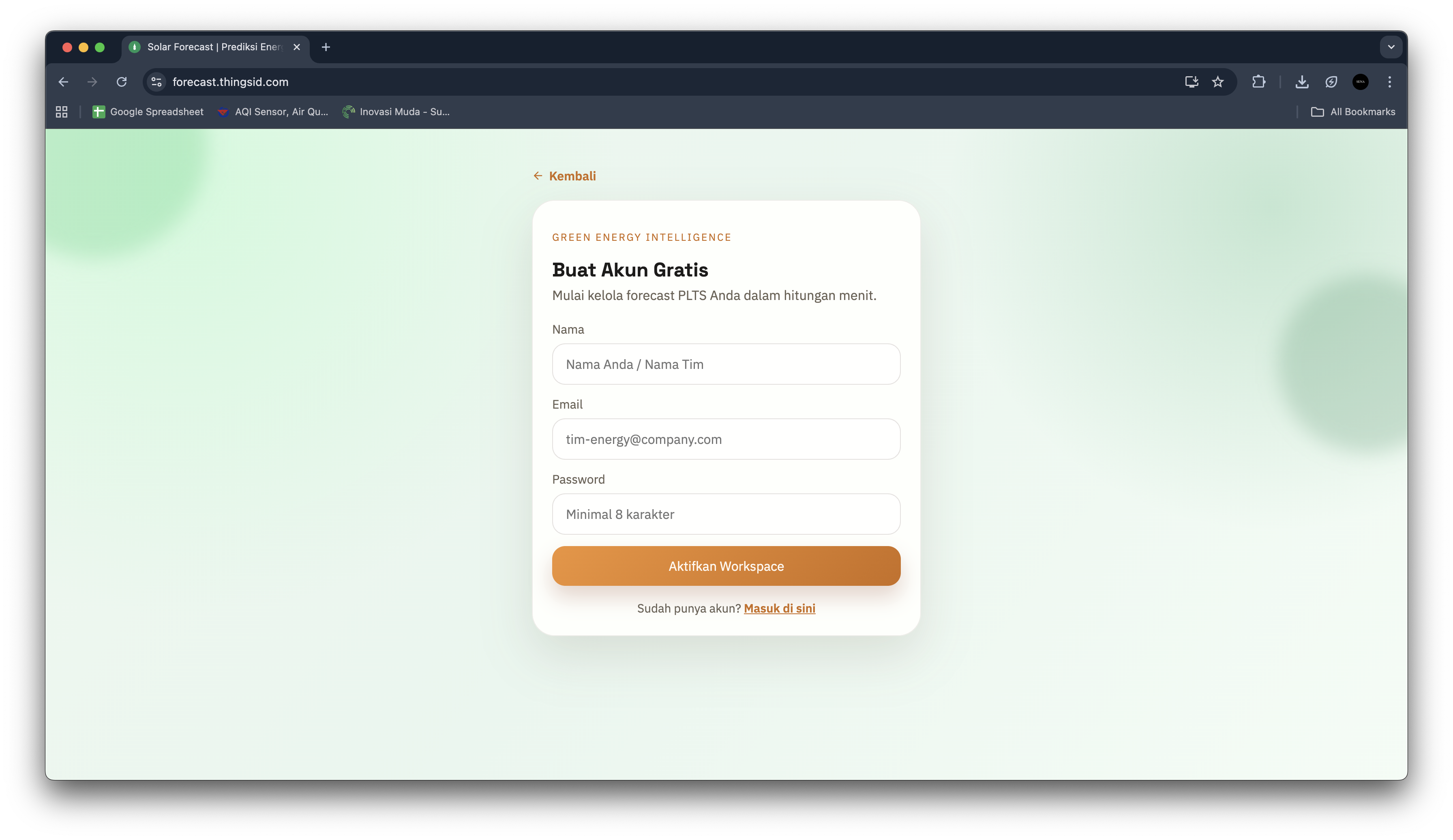 Grafik data produksi